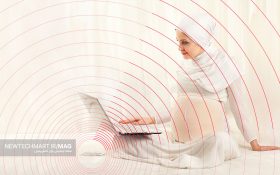 شکمبند بارداری با پارچه محافظ در برابر امواج الکترومغناطیس