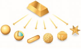 تولید نانوذرات طلا با خلوص بالا و اندازه ذرات نسبتا یکنواخت