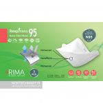 ماسک تنفسی نانویی N95 رسپینانو (۳ عددی) - ماسک ریما - مدل Flat Fold