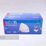 بسته ۵۰ عددی ماسک نانویی سه‌لایه N95 رسپی‌نانو - مدل جراحی
