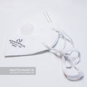 ماسک تنفسی نانویی N99 سوپاپ‌دار نانوپاک (مدل کش پشت سر)