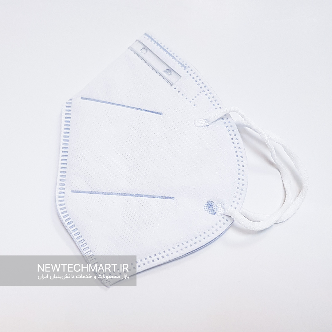 ماسک تنفسی نانویی N99 بدون سوپاپ نانوپاک (مدل کش پشت گوش)