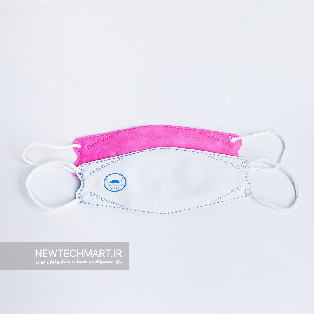 بسته ۲۵ عددی ماسک نانویی چهار لایه N99 سه بعدی کودکان بوفالو (Nano 3D Medical Mask)