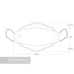 بسته ۲۵ عددی ماسک نانویی KF99 سهبعدی هیپو (HIPPO 3D KF99 NanoFiber Mask)