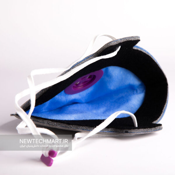 ماسک تنفسی N95 سوپاپ‌دار ترمه کامفورت (دارای فیلتر کربن فعال) - FFP2 Comfort
